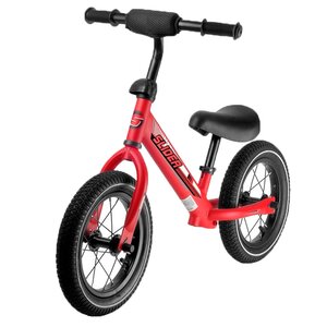 Изображение 1, DJA105R Беговел 12" надувные колеса красный SLIDER