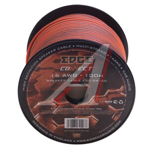 Изображение 1, EDC-SW160 бухта 100м Кабель акустический 16Ga (2х1.3мм) 100м бухта EDGE