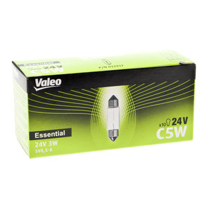 Изображение 3, 032957 Лампа 24V C5W SV8.5 (1шт.) Essential VALEO