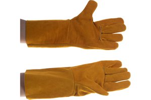 Изображение 3, 11330-XL_z01 Краги сварщика спилковые огнеупорные STAYER