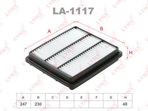 Изображение 1, LA1117 Фильтр воздушный GEELY Atlas (16-) LYNX