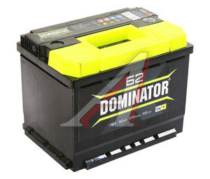 Изображение 2, 6СТ62(0) Аккумулятор DOMINATOR 62А/ч обратная полярность