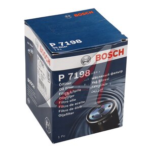 Изображение 4, F026407198 Фильтр масляный NISSAN Primera (P11, P12), Almera (N15), Terrano (R20) BOSCH