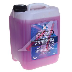 Изображение 1, AGA330LL Антифриз фиолетовый -40C 10кг Antifreeze G12 evo AGA