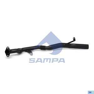 Изображение 2, 034.289 Патрубок VOLVO FH дв.D13A сапуна системы вентиляции SAMPA