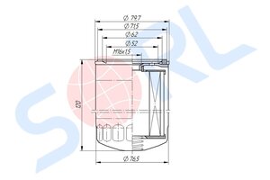 Изображение 4, RL6141BC11 Фильтр топливный IVECO EuroStar, EuroTech, EuroTrakker SORL