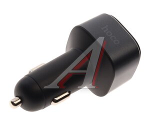 Изображение 2, E67 black Устройство зарядное в прикуриватель с трансмиттером (bluetooth, hands free) HOCO