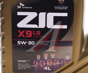 Изображение 3, 162200 Масло моторное X9 LS SN/CF/C3 5W30 синт.4л ZIC