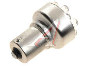 Изображение 2, 56261W-24 Лампа светодиодная 24V P21W BA15s 6000K 9 светодиодов MEGAPOWER