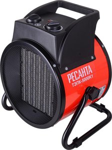 Изображение 1, ТЭПК-5000К1 Пушка тепловая 5.0кВт 400куб.м/ч керамическая электрическая РЕСАНТА