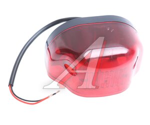 Изображение 1, ПН-01.3717-06 Фонарь освещения знака номерного (6 светодиодов) пластик красный АТК