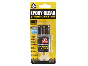 Изображение 3, ECS-06 Клей эпоксидный двухкомпонентный прозрачный 6мл шприц 1NEW