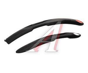 Изображение 2, XGNB-021 Крыло велосипедное 26"-28" пластик 2шт. черное RAPIDO