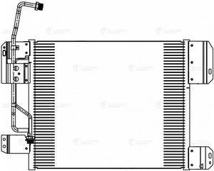Изображение 4, LRAC15703 Радиатор кондиционера КАМАЗ-5490 MERCEDES Axor 2 LUZAR