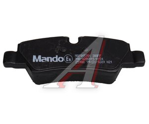 Изображение 3, MBF015701 Колодки тормозные MINI Cooper (13-) задние (4шт.) MANDO