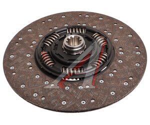 Изображение 1, 000 080 031 Диск сцепления МАЗ-5551 (430WGTZ, 1 3/4"-10N) (аналог SACHS) FLRS