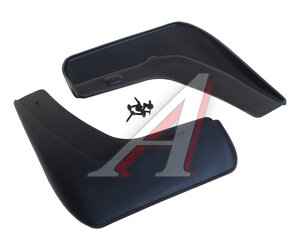 Изображение 1, NPL-Br-38-20B-1 Брызговик МОСКВИЧ 3 (22-) задний комплект 2шт. NORPLAST