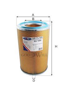 Изображение 3, AG1004 Фильтр воздушный КАМАЗ GOODWILL