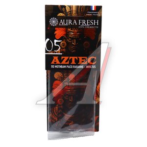 Изображение 1, 23450 Ароматизатор подвесной пластина №5 (PACO RABANNE-INVICTUS) AZTEC AURA FRESH