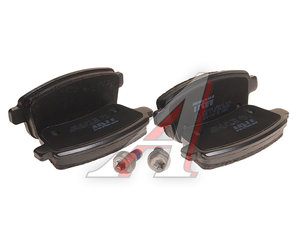 Изображение 2, GDB1791 Колодки тормозные RENAULT Megane, Grand Scenic 3 задние (4шт.) TRW