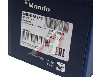 Изображение 4, MBF015235 Колодки тормозные HYUNDAI i40 (11-) передние (4шт.) MANDO