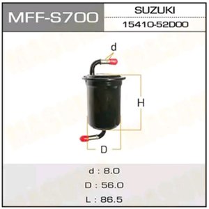 Изображение 2, MFF-S700 Фильтр топливный MAZDA Demio (00-) MASUMA