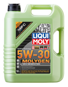 Изображение 2, 9043 Масло моторное MOLYGEN NEW GENERATION 5W30 синт.5л LIQUI MOLY