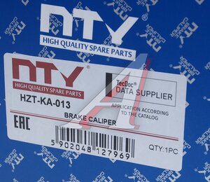 Изображение 7, HZT-KA-013 Суппорт тормозной HYUNDAI i10 (13-17) задний левый NTY