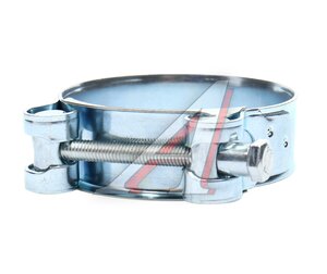 Изображение 2, W1-60-63-S Хомут силовой d=060-063 (61) оцинкованная сталь W1 TECHNIK