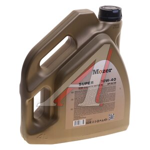 Изображение 2, 4633754 Масло моторное SUPER SG/CD 10W40 п/синт.4л MOZER