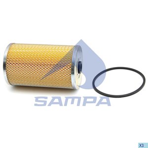 Изображение 1, 202.432-01 Фильтр топливный MAN NEOPLAN SETRA STEYR VOLVO (бумажный) SAMPA