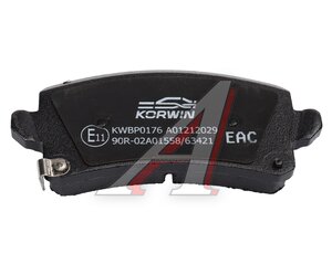 Изображение 4, KWBP0176 Колодки тормозные HAVAL Jolion (21-) задние (4шт.) KORWIN