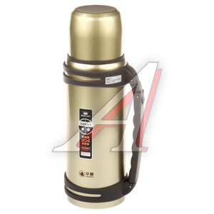 Изображение 1, 1800 gold Термос 1.8л нержавеющая сталь золотой, кнопка
