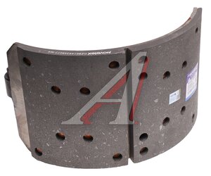 Изображение 1, DZ90149346077-MX Колодки тормозные SHACMAN SHAANXI задние с накладками (1шт.) MOVELEX