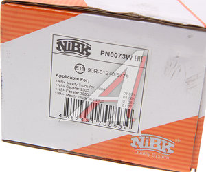 Изображение 4, PN0073W Колодки тормозные NISSAN Cabstar (06-) задние с датчиком (4шт.) NIBK