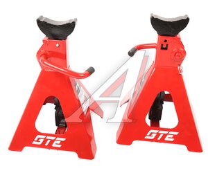 Изображение 2, GTE-TH56006 Стойка ремонтная 6т h=400-620мм 2шт с быстрым подъемом штока GTE