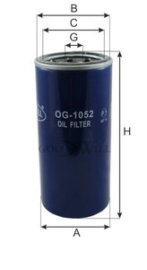 Изображение 3, OG1052 Фильтр масляный VOLVO дв.CUMMINS GOODWILL