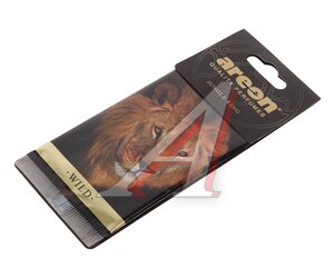 Изображение 1, AW01 Ароматизатор подвесной пластина (король джунглей) "Wild" AREON