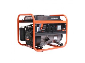 Изображение 1, GRS 1500 Бензогенератор 1.2кВт 4такт. расх.=1.2л/ч. бак=6л PATRIOT