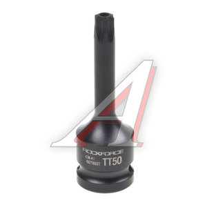 Изображение 1, RF-24607850T Бита-головка 1/2" TORX TH50 ударная с отверстием ROCKFORCE