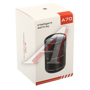 Изображение 6, A70 Пепельница в автомобиль с подсветкой,  сенсорная крышка