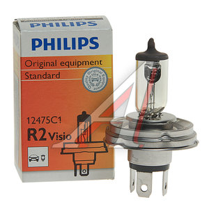Изображение 2, 12475C1 Лампа 12V R2 45/40W P45t-41 Visio PHILIPS