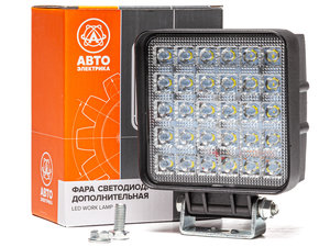 Изображение 1, AE90S-30LED-65HC Фара рабочего света квадратная 110х140х65 90Вт 30 светодиодов направленный свет AVTOELECTRICA