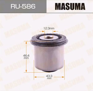 Изображение 2, RU-586 Сайлентблок HONDA Civic (00-05) кулака поворотного заднего нижний MASUMA