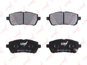 Изображение 2, BD5123 Колодки тормозные FORD Fiesta (09-) передние (4шт.)  LYNX