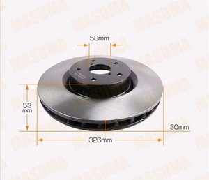 Изображение 2, BD-8205 Диск тормозной SUBARU Impreza WRX (01-) передний (1шт.) MASUMA