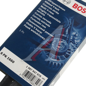 Изображение 3, 1987947978 Ремень приводной поликлиновой 6PK1660 BOSCH