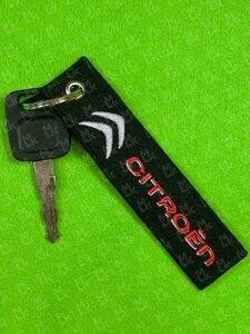 Изображение 2, BMV 101 Брелок "CITROEN" ткань, вышивка 13х3см MASHINOKOM