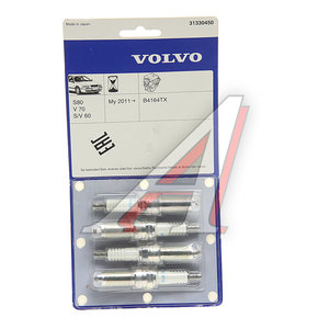 Изображение 1, 31330450 Свеча зажигания VOLVO S60, S80, V40, V60 комплект (4шт.) OE