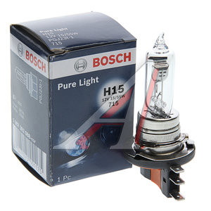 Изображение 1, 1987302088 Лампа 12V H15 15/55W PGJ23t-1 Pure Light BOSCH